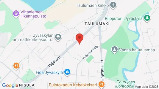 Apartments for rent i Jyväskylä - kort over placeringen