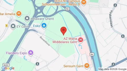 Apartments for rent i Gent Sint-Denijs-Westrem - kort over placeringen