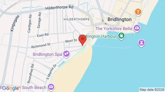 Apartments for rent i Bridlington - North Humberside - kort over placeringen
