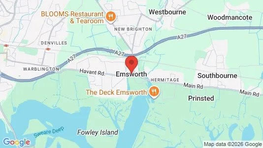 Apartments for rent i Emsworth - Hampshire - kort over placeringen