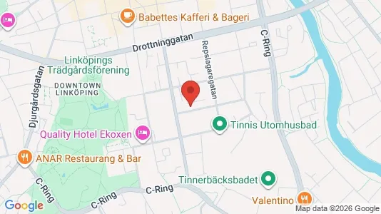 Apartments for rent i Linköping - kort over placeringen