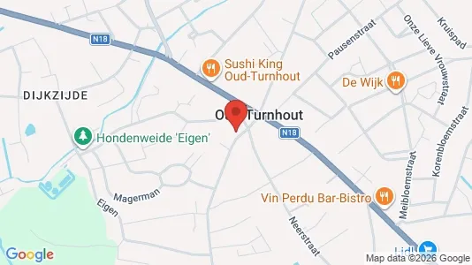 Apartments for rent i Oud-Turnhout - kort over placeringen