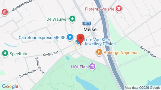 Apartments for rent i Meise - kort over placeringen
