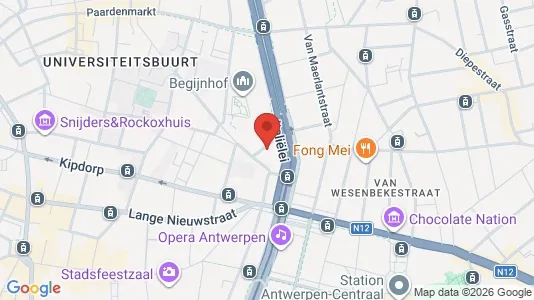 Apartments for rent i Stad Antwerp - kort over placeringen