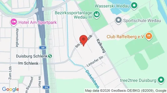Apartments for rent i Duisburg - kort over placeringen