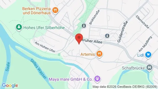 Apartments for rent i Halle (Saale) - kort over placeringen