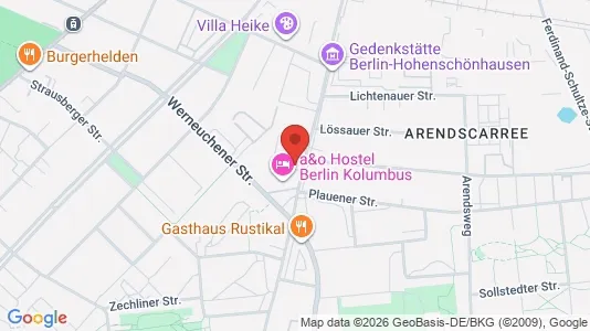 Apartments for rent i Berlin Lichtenberg - kort over placeringen