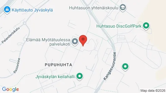 Apartments for rent i Jyväskylä - kort over placeringen