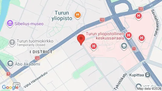 Apartments for rent i Turku - kort over placeringen