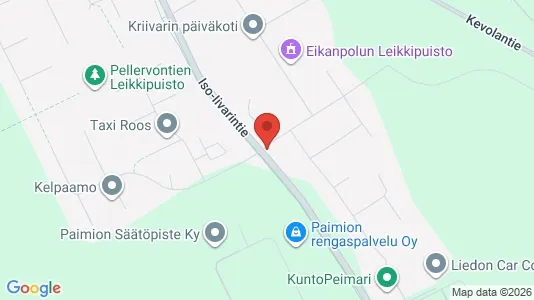 Apartments for rent i Paimio - kort over placeringen