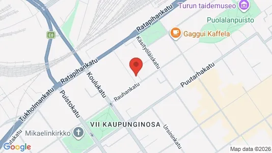 Apartments for rent i Turku - kort over placeringen
