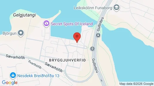 Apartments for rent i Reykjavík Árbær - kort over placeringen
