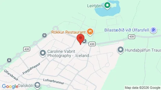 Apartments for rent i Reykjavík Grafarholt - kort over placeringen
