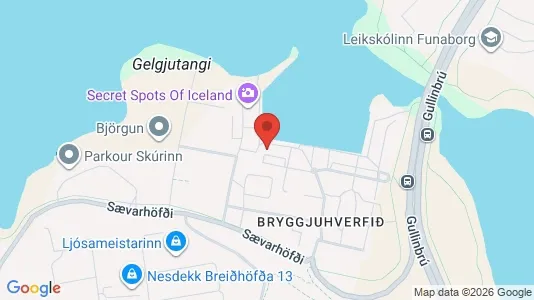 Apartments for rent i Reykjavík Árbær - kort over placeringen
