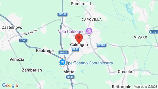 Houses for rent i Caldogno - kort over placeringen