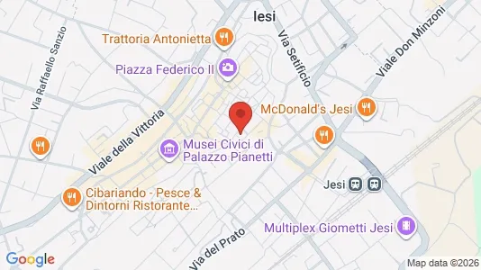 Apartments for rent i Jesi - kort over placeringen