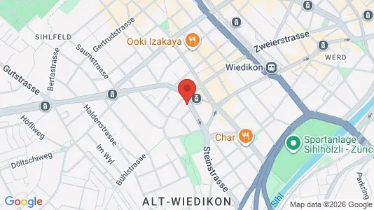 Apartments for rent i Zürich District 3 - Wiedikon - kort over placeringen