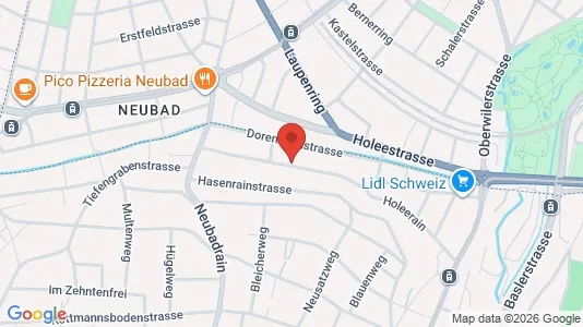 Apartments for rent i Arlesheim - kort over placeringen
