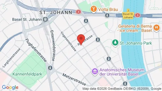 Apartments for rent i Basel-Stadt - kort over placeringen