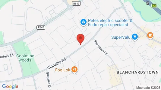 Apartments for rent i Dublin 15 - kort over placeringen