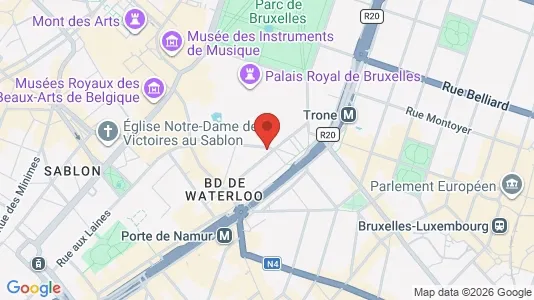 Apartments for rent i Brussels Elsene - kort over placeringen