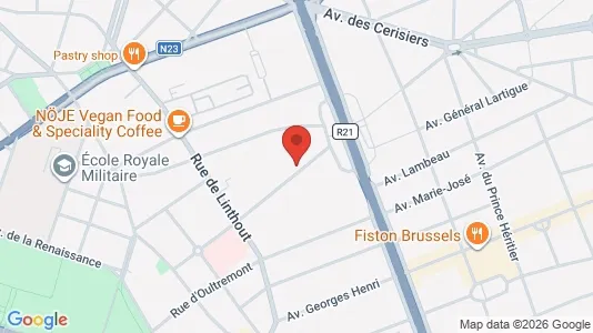 Apartments for rent i Brussels Schaarbeek - kort over placeringen