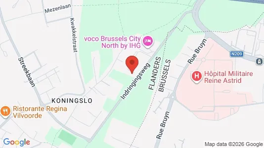 Apartments for rent i Vilvoorde - kort over placeringen