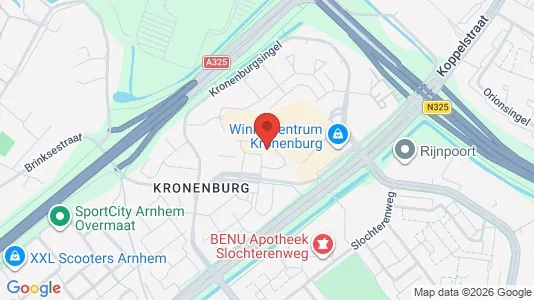 Apartments for rent i Arnhem - kort over placeringen