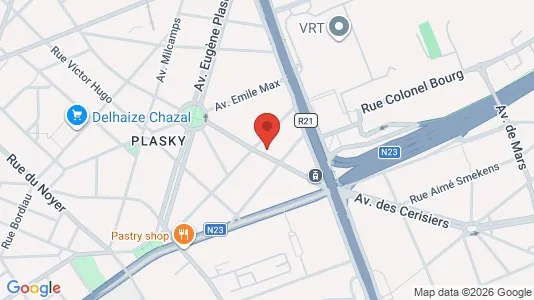 Apartments for rent i Brussels Schaarbeek - kort over placeringen