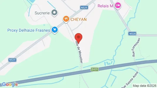 Apartments for rent i Frasnes-lez-Anvaing - kort over placeringen