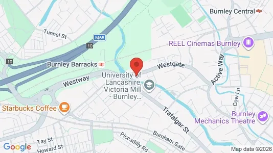 Apartments for rent i Burnley - Lancashire - kort over placeringen
