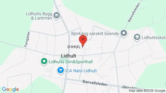 Apartments for rent i Ljungby - kort over placeringen