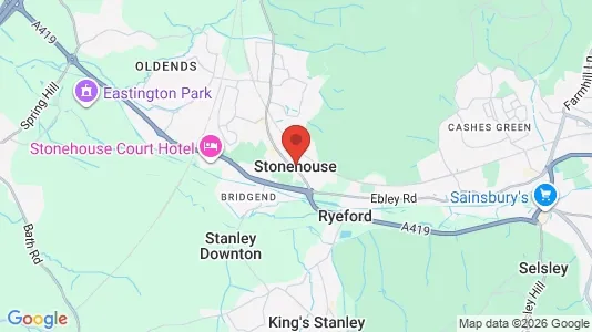 Apartments for rent i Stonehouse - Gloucestershire - kort over placeringen
