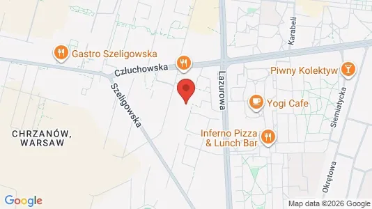 Apartments for rent i Warszawa Bemowo - kort over placeringen