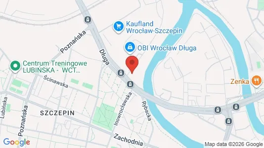 Apartments for rent i Wrocław - kort over placeringen