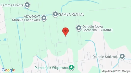Apartments for rent i Otwocki - kort over placeringen