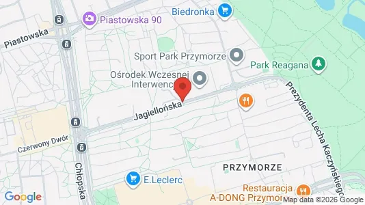 Rooms for rent i Gdańsk - kort over placeringen