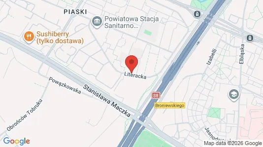 Rooms for rent i Warszawa Bielany - kort over placeringen