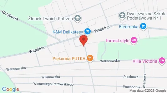Rooms for rent i Warszawa Mokotów - kort over placeringen