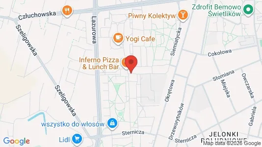 Rooms for rent i Warszawa Bemowo - kort over placeringen