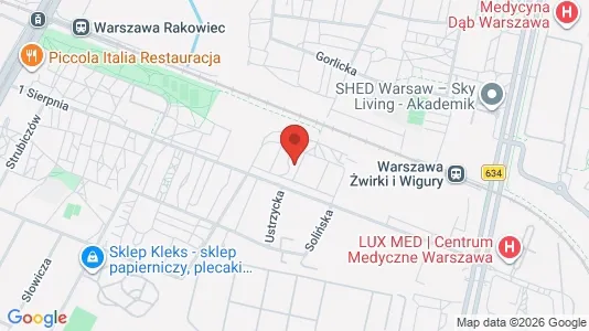 Rooms for rent i Warszawa Włochy - kort over placeringen