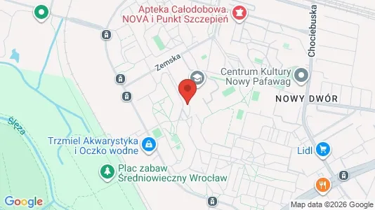 Apartments for rent i Wrocław - kort over placeringen