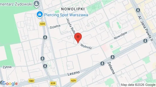 Rooms for rent i Warszawa Wola - kort over placeringen