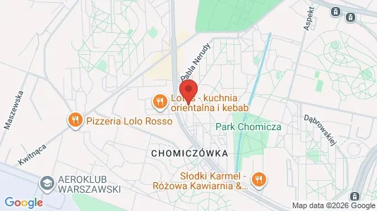 Rooms for rent i Warszawa Bielany - kort over placeringen