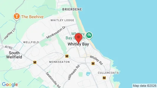 Apartments for rent i Whitley Bay - Tyne and Wear - kort over placeringen