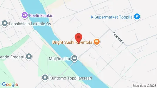 Apartments for rent i Oulu - kort over placeringen