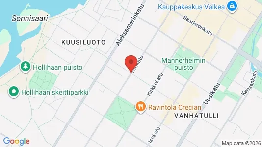 Apartments for rent i Oulu - kort over placeringen