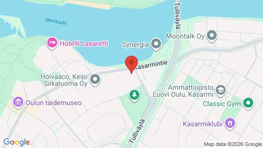 Apartments for rent i Oulu - kort over placeringen