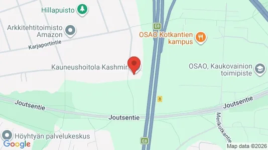 Apartments for rent i Oulu - kort over placeringen