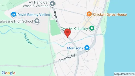 Apartments for rent i Kirkcaldy - Fife - kort over placeringen